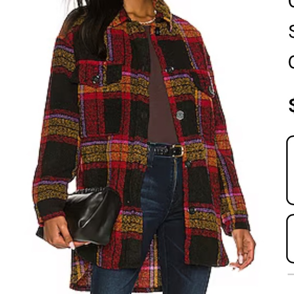 Sanctuary Midi Shacket - Carson Plaid